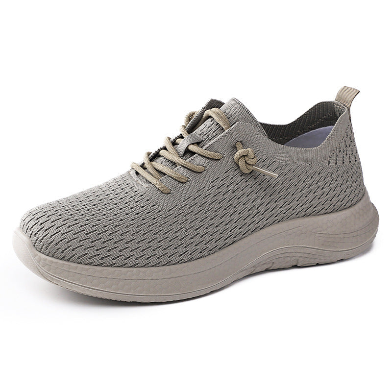 Damen nan atmungsaktiver Strick-Freizeitsneaker mit elastischem Sockeneinstieg, zehenverstärkter Kappe und reaktiver Memory-EVA-Komfortsohle Drune