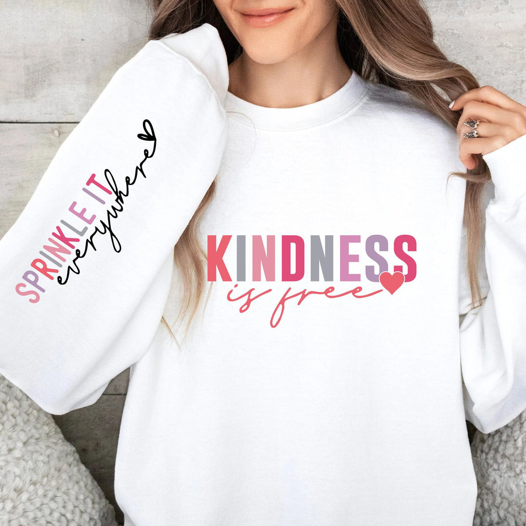 Damen Sweatshirt mit inspirierendem Schriftzug und gemütlicher Passform Drune