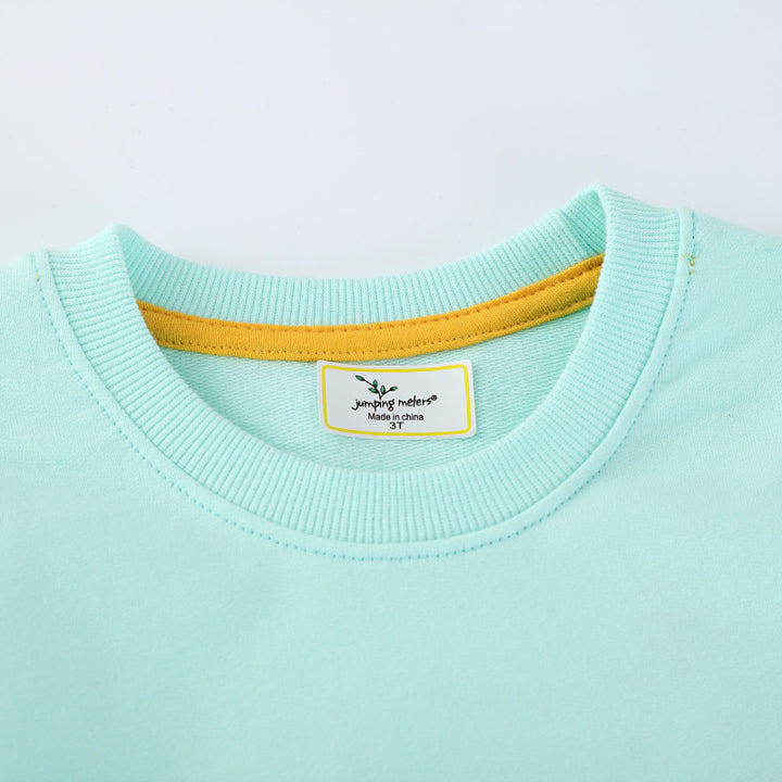 Mädchen Sweatshirt mit buntem Blumen- und Feenmotiv Drune