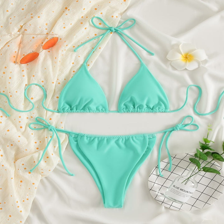 Damen Triangel-Bikini mit verstellbaren Bändern Drune