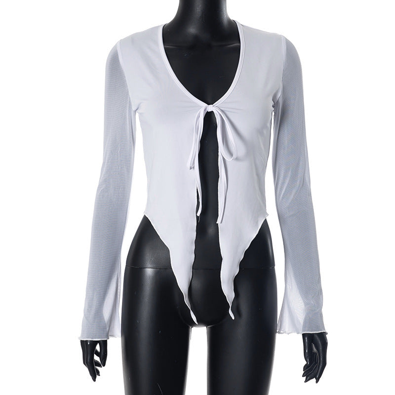 Damen Body mit geflochtenem Taillendetail Drune