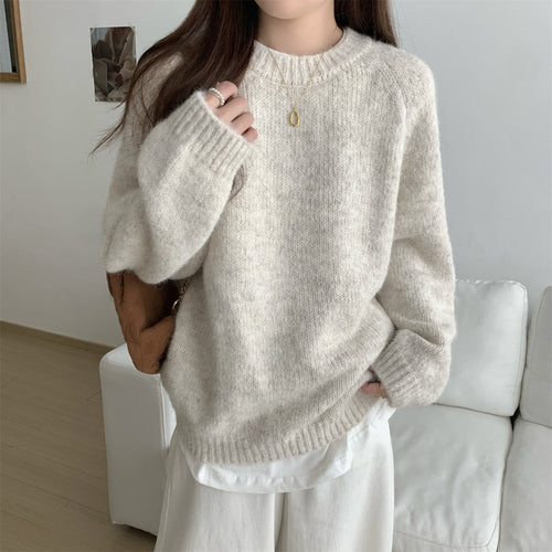 Damen Kuscheliger Oversized-Pullover Drune