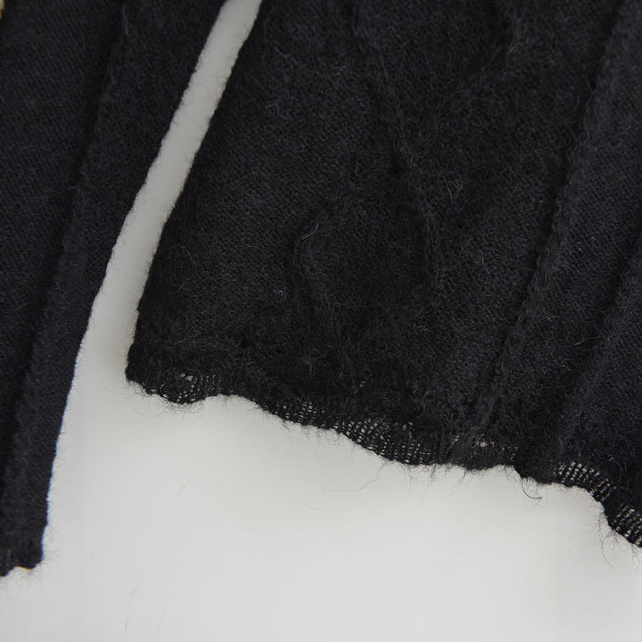 Damen Strickjacke mit Zopfmuster und Knopfverschluss Drune