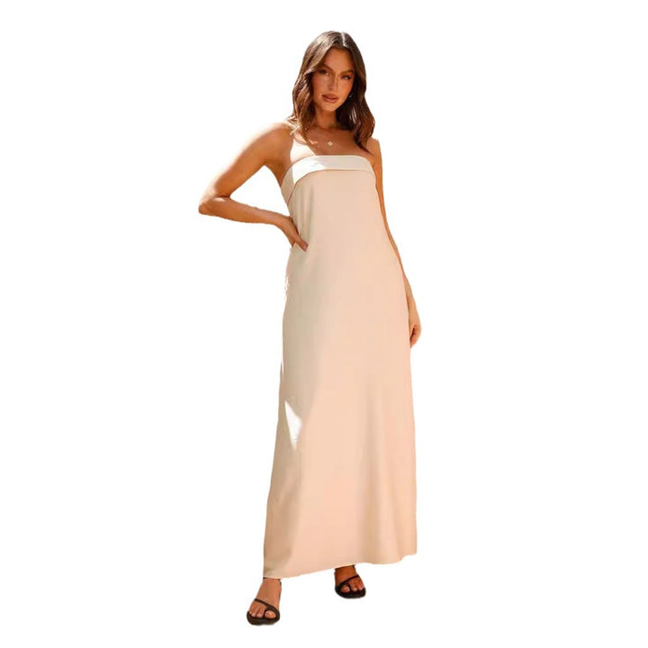 Damen Maxikleid mit schlichtem Design und vielseitigem Tragekomfort Drune