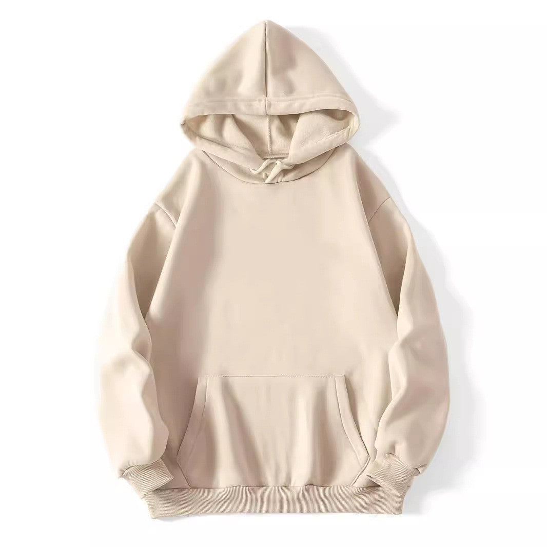 Damen Oversized Kapuzenpullover mit Kängurutasche Drune