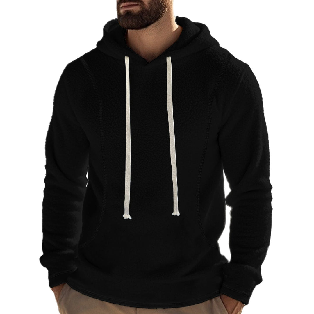 Herren Hochwertiger Fleece-Hoodie mit praktischer Kängurutasche und stylischem Design Drune