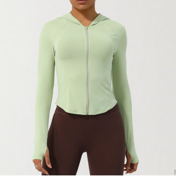 Damen Sportjacke mit praktischen Daumenlöchern und athletischem Schnitt Drune