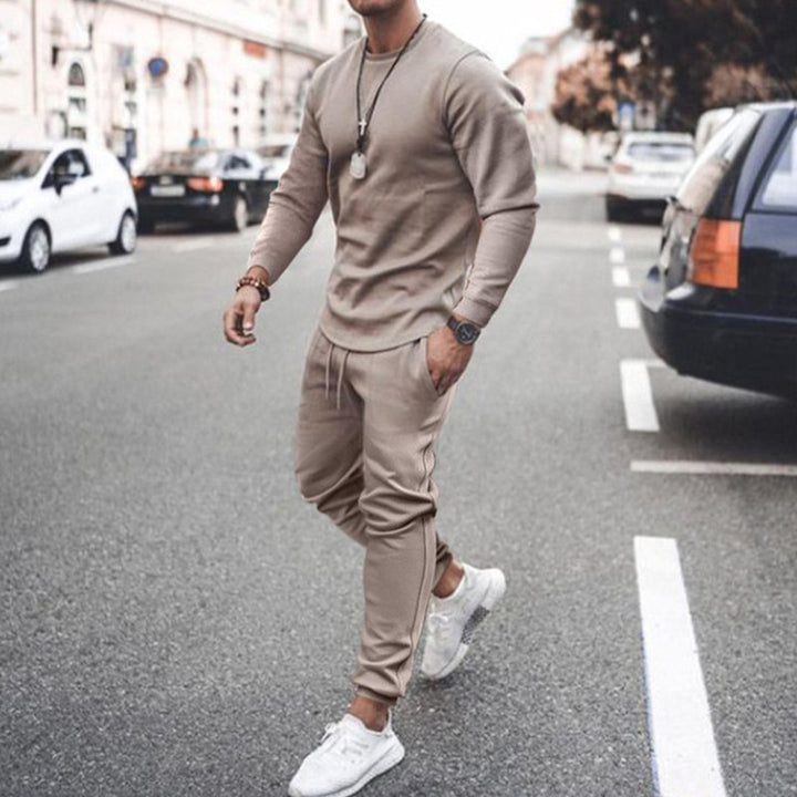 Herren Sportlicher Lounge-Anzug mit lässigem Schnitt und flexibler Bund Drune
