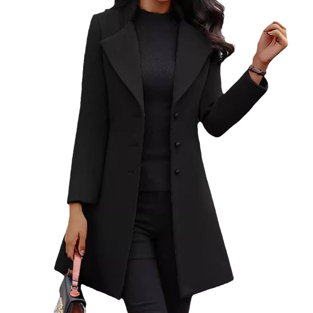 Damen Eleganter und zeitloser Mantel Drune