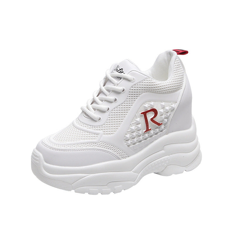 Damen Chunky Sneakers mit atmungsaktiver Mesh-Oberfläche und leichtem Komfort Drune