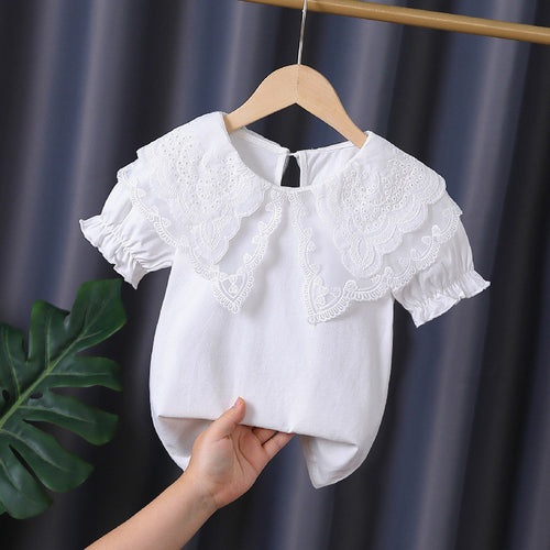 Mädchen Bluse mit eleganten Rüschendetails Drune