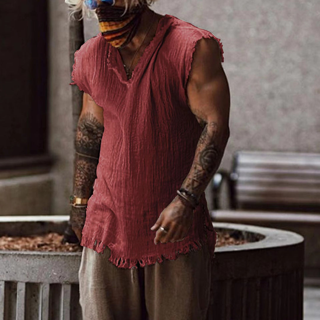 Herren lässiges Oversized-T-Shirt Drune
