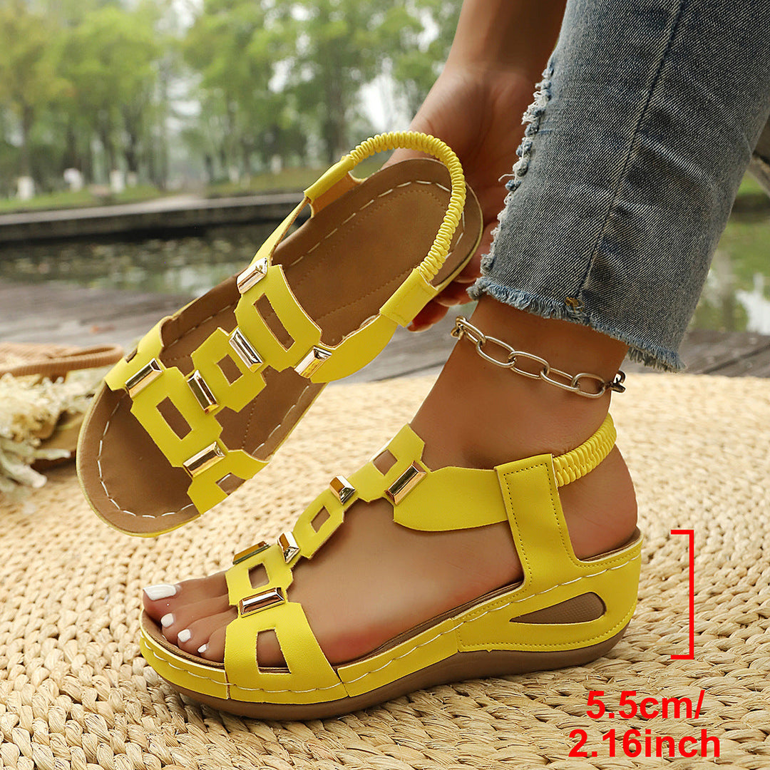 Damen Komfortable Riemchen-Sandalen Drune