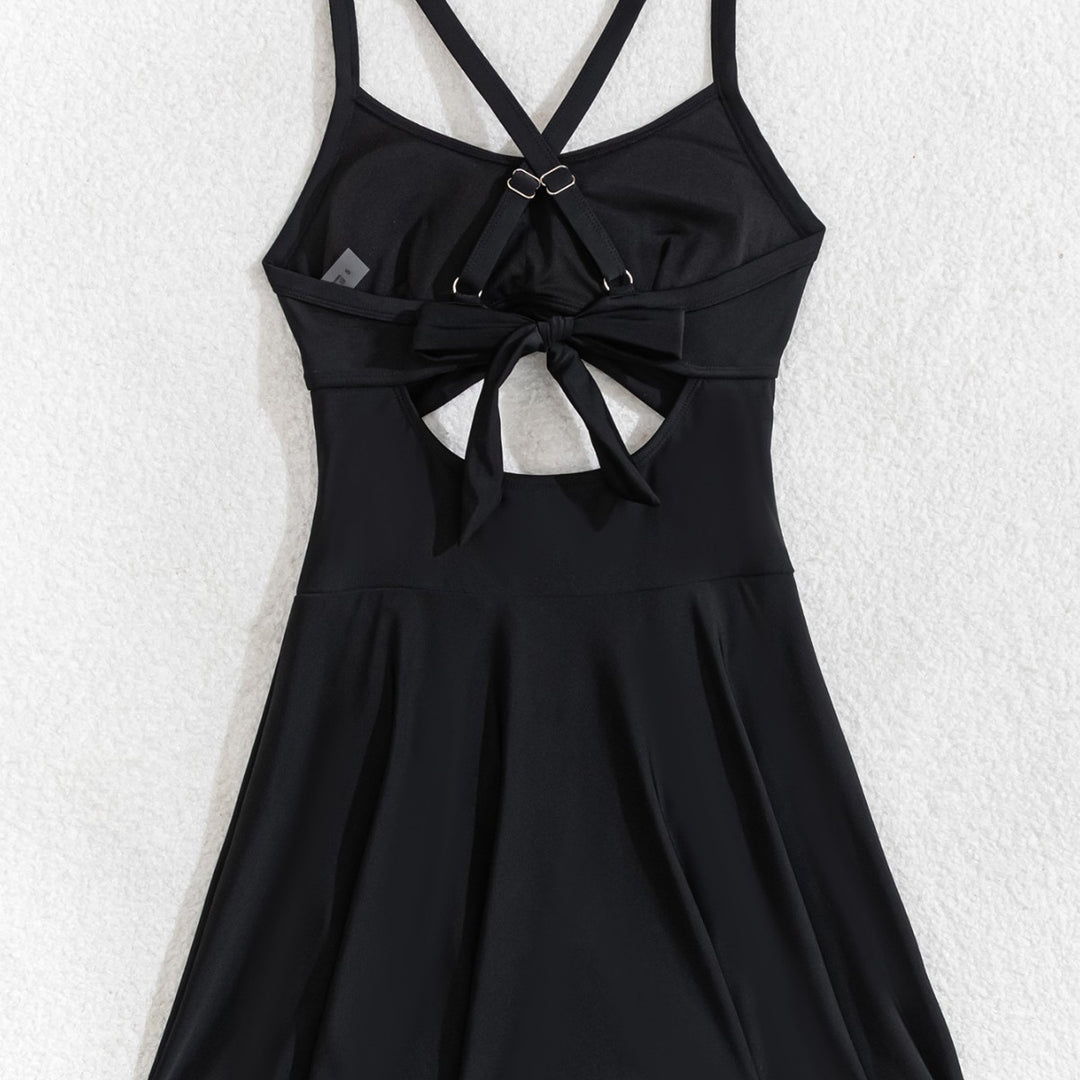 Damen Sportliches Badeoutfit mit Wickelrock Drune