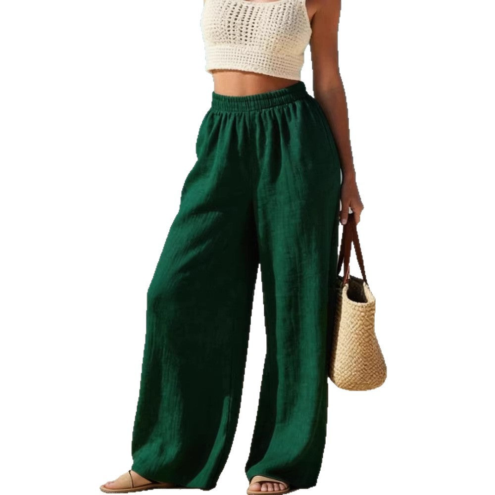 Damen weite Leinenhose Drune