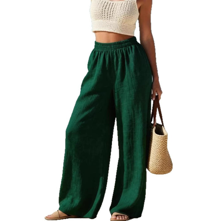 Damen weite Leinenhose Drune