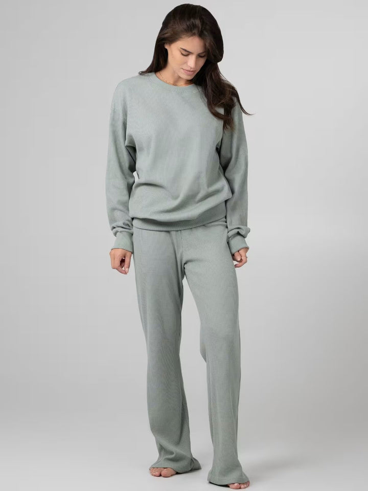 Damen lässiger und bequemer Sweatshirt-Lounge-Set Drune