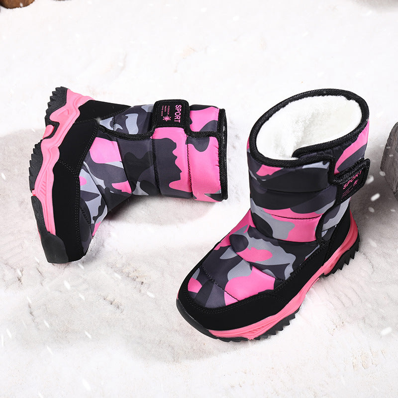 Damen warme und gefütterte Winterstiefel Drune
