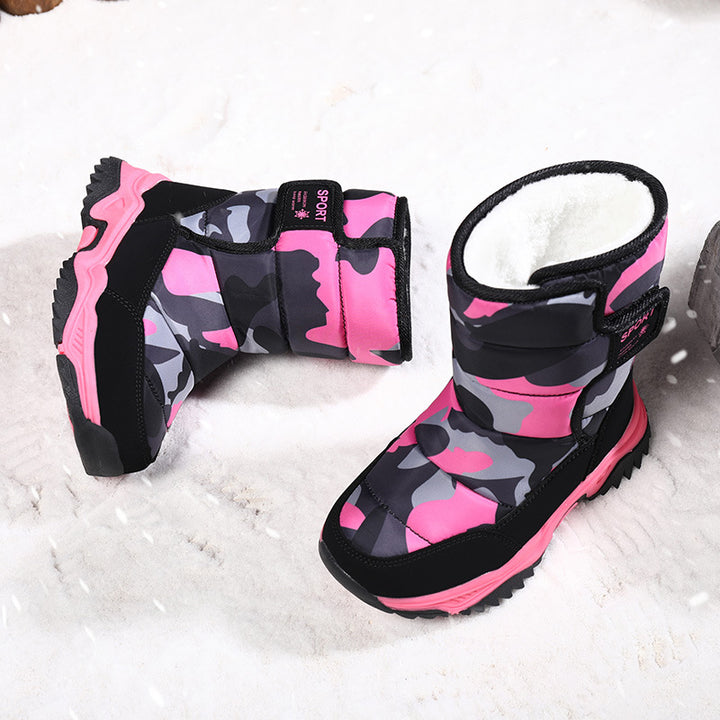 Damen warme und gefütterte Winterstiefel Drune