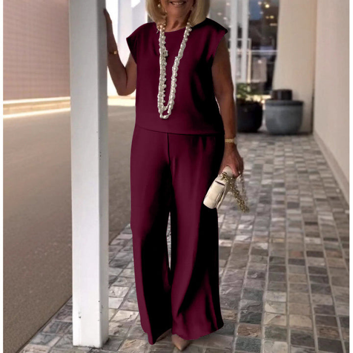 Damen Elegantes und bequemen Zweiteiliges Outfit mit weitem Schnitt Drune