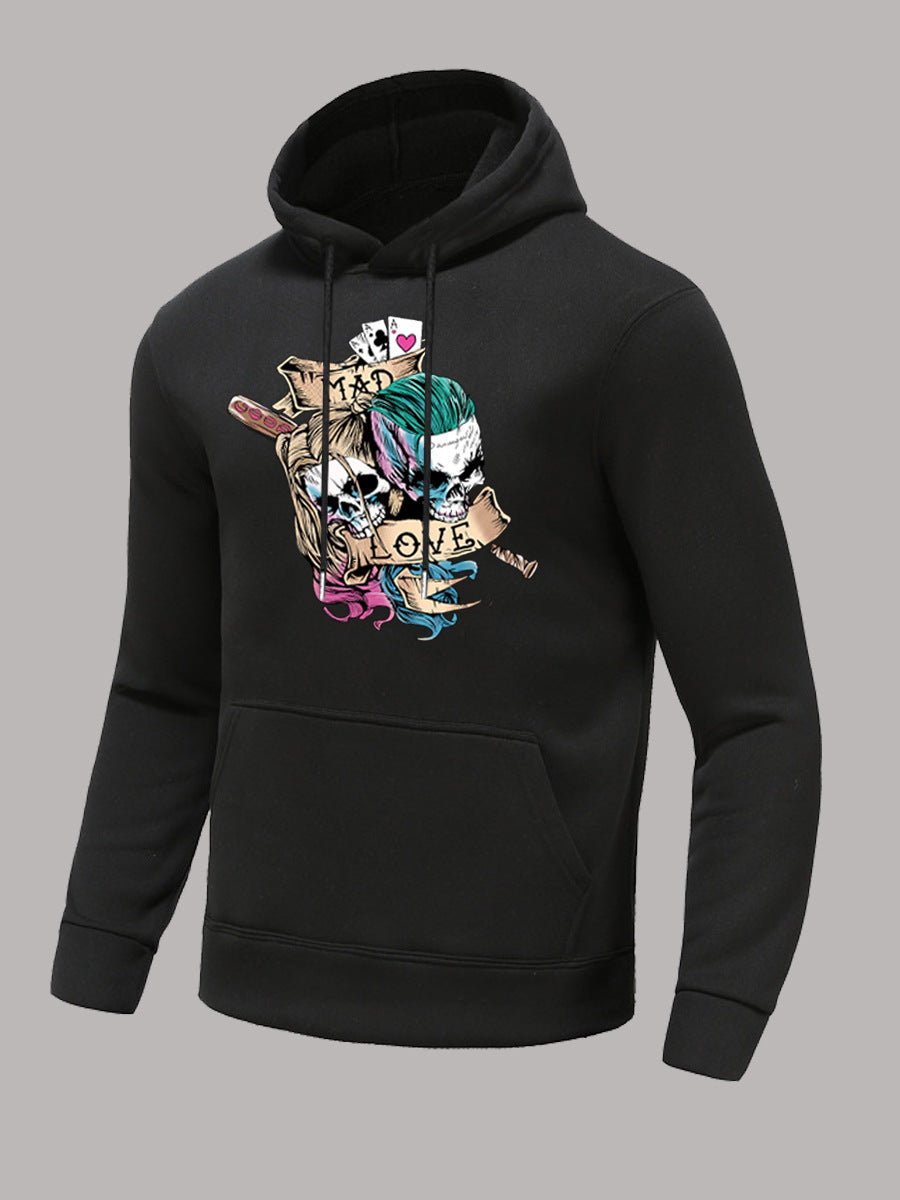 Damen Kapuzenpullover mit einzigartigem Kunstmotiv Drune
