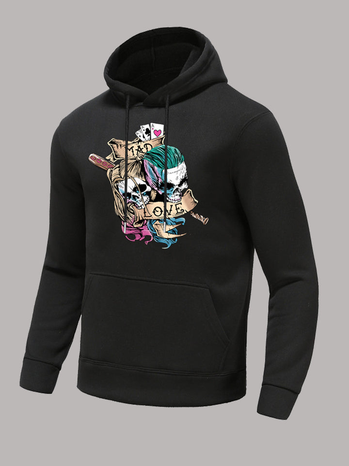 Damen Kapuzenpullover mit einzigartigem Kunstmotiv Drune