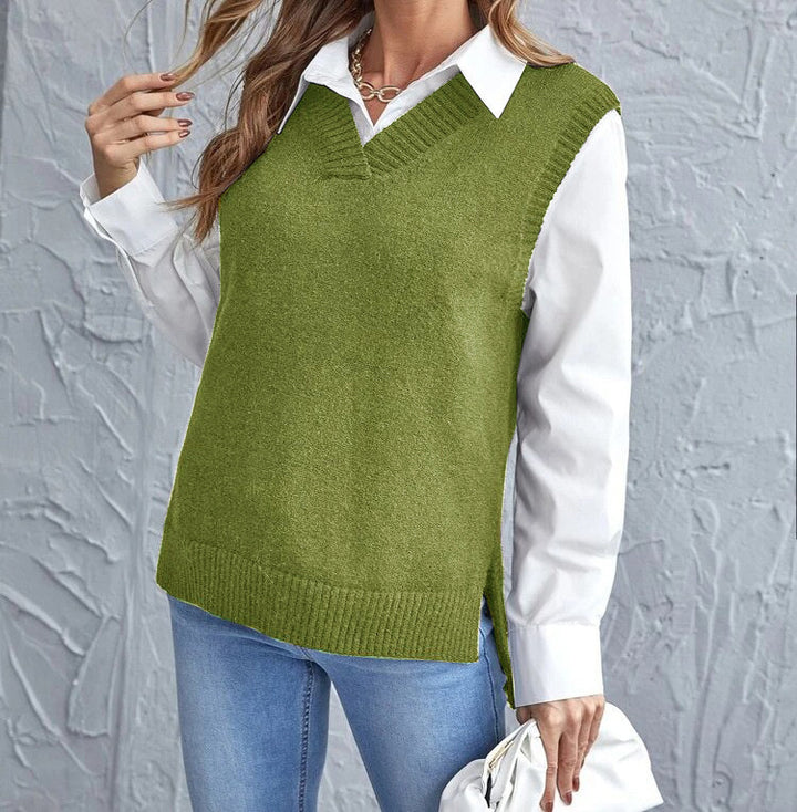 Damen lässiger Layering-Pullover Drune