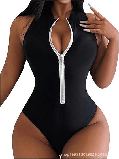 Damen Sportlicher Schwimmanzug Drune