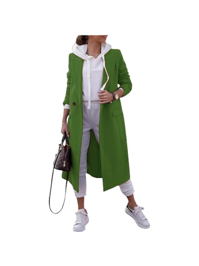 Damen Elegante Übergangsjacke mit schickem Revers und praktischen Taschen Drune