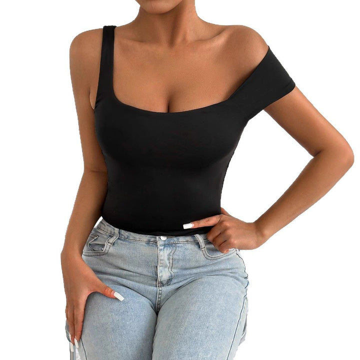 Damen Off-Shoulder Körperoberteil mit figurbetontem Schnitt Drune
