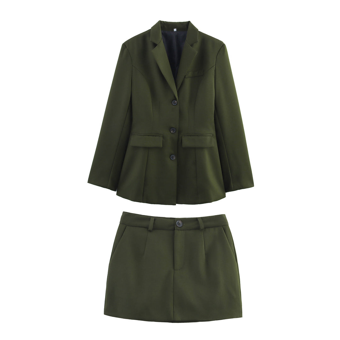 Damen Blazer Set mit eleganter Rock-Shorts Drune