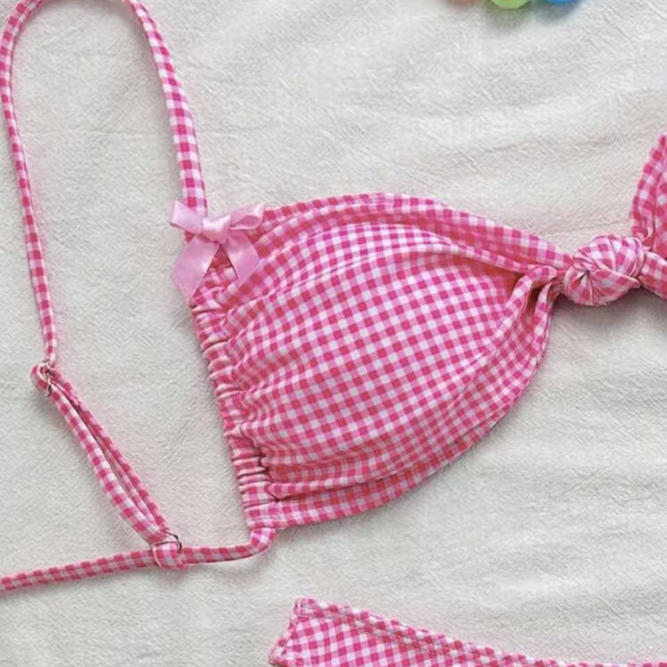 Damen Bikini-Set mit Rüschendetails und verstellbaren Trägern Drune