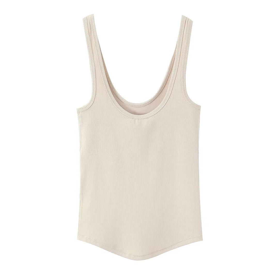 Damen Sportliches Basic Top Drune