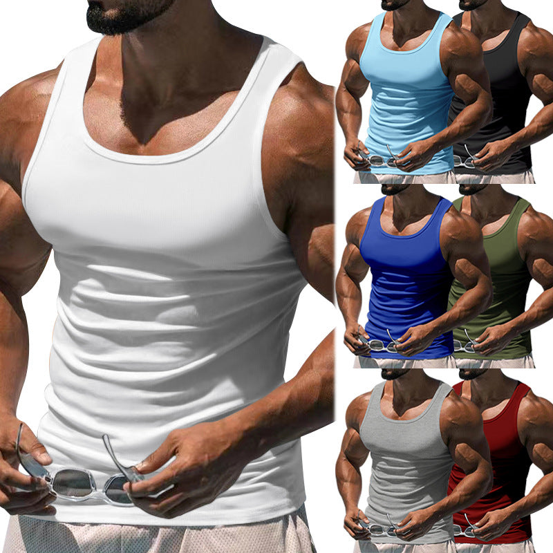 Herren atmungsaktives Sport-Tanktop mit körperbetontem Schnitt und feuchtigkeitsregulierendem Material Drune