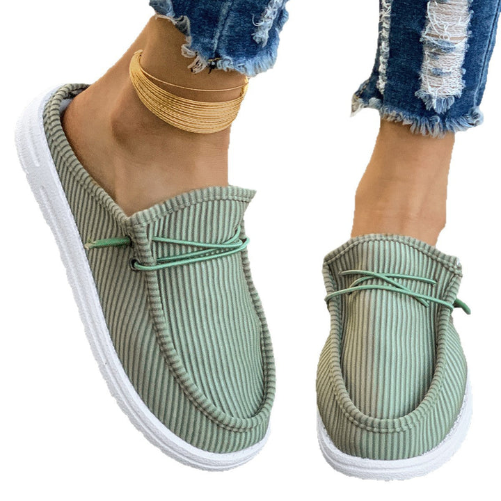 Damen Slip-On Mokassins mit attraktiver Rippstruktur Drune