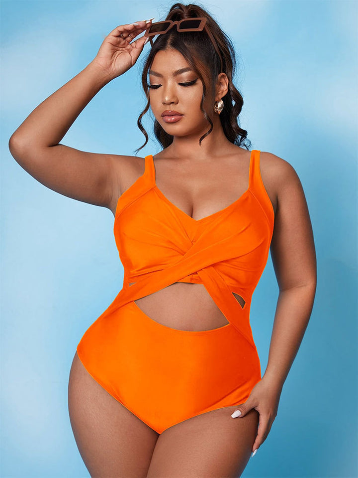 Damen Einteiler Badeanzug mit innovativem Cut-Out Design Drune
