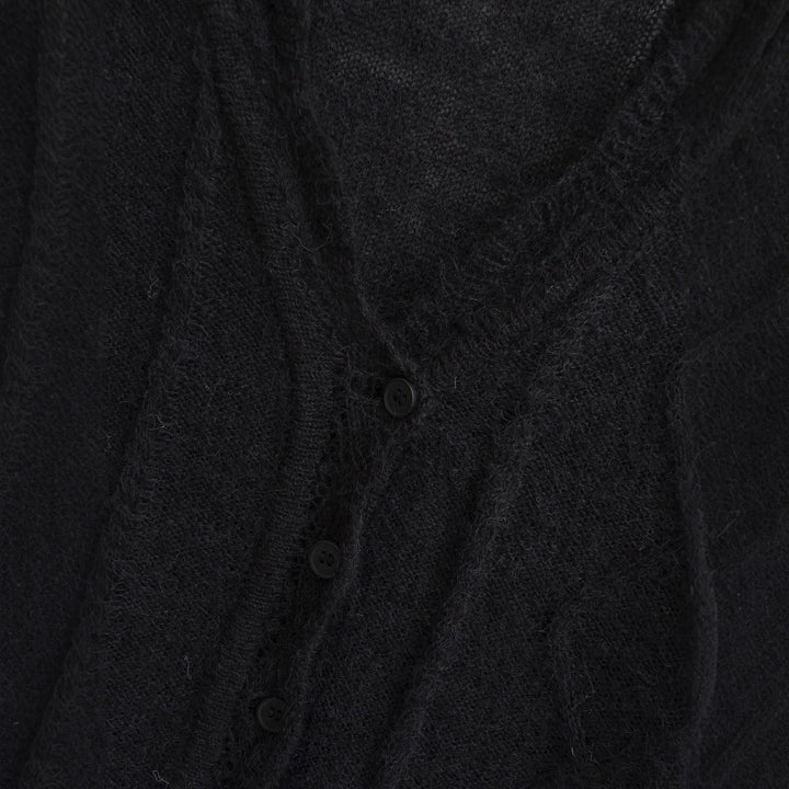 Damen Strickjacke mit Zopfmuster und Knopfverschluss Drune