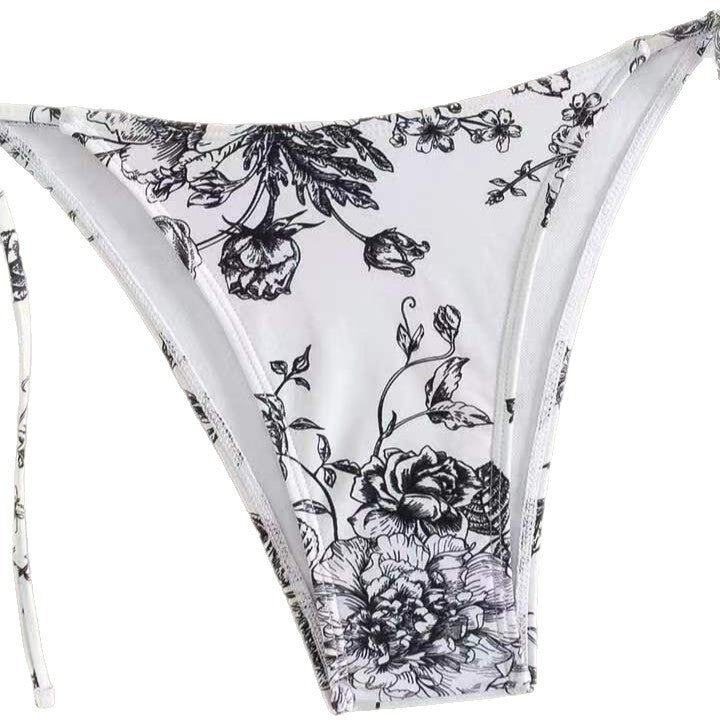 Damen Elegantes Triangel-Bikini-Set mit herausnehmbaren Polstern Drune