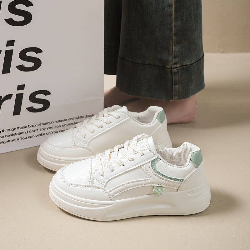 Damen Sportliche Sneakers mit dicker Sohle und weichem Innenfutter Drune