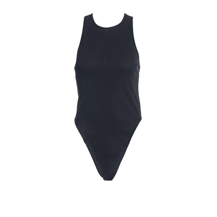 Damen Badebekleidung mit elegantem U-Ausschnitt und hohem Beinausschnitt Drune