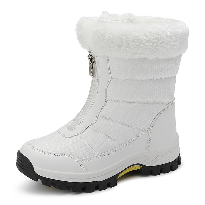 Damen isolierte Winterstiefel mit rutschfester Sohle und kuscheligem Innenfutter Drune