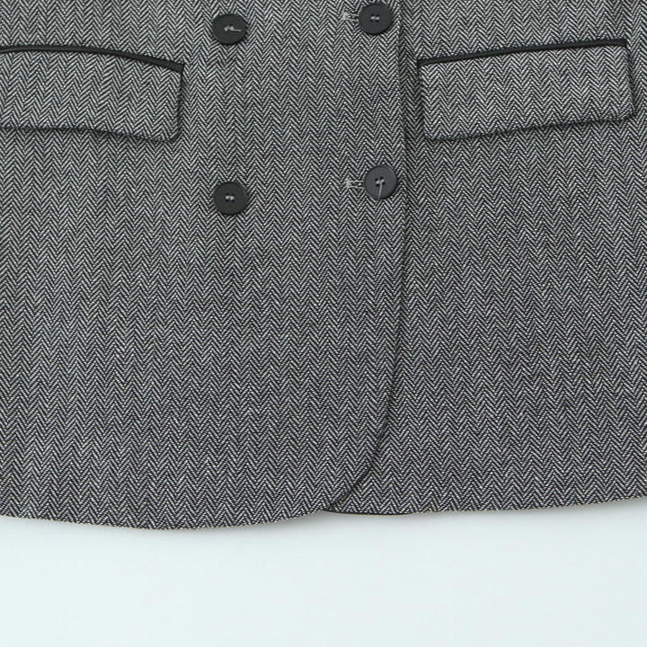 Damen modischer Blazer mit doppelter Knopfleiste und elegantem Revers Drune