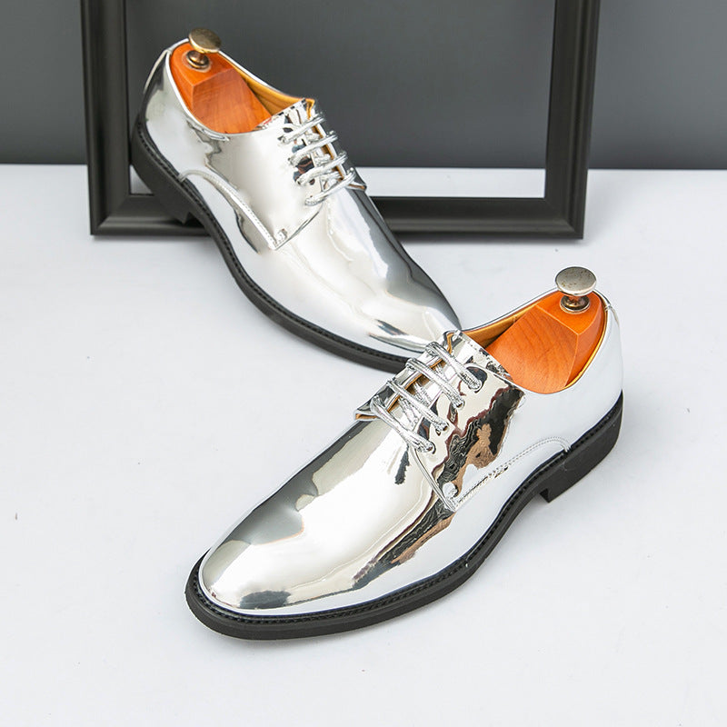 Damen Elegante und glänzende Schnürschuhe Drune