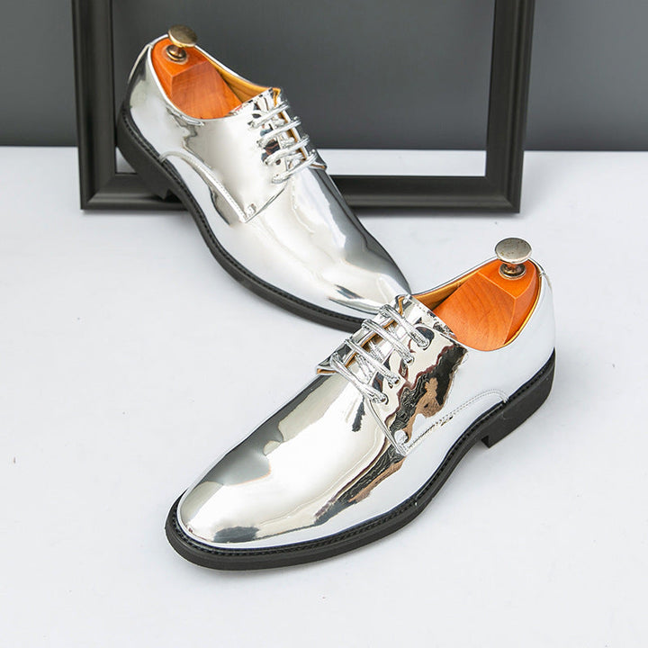 Damen Elegante und glänzende Schnürschuhe Drune