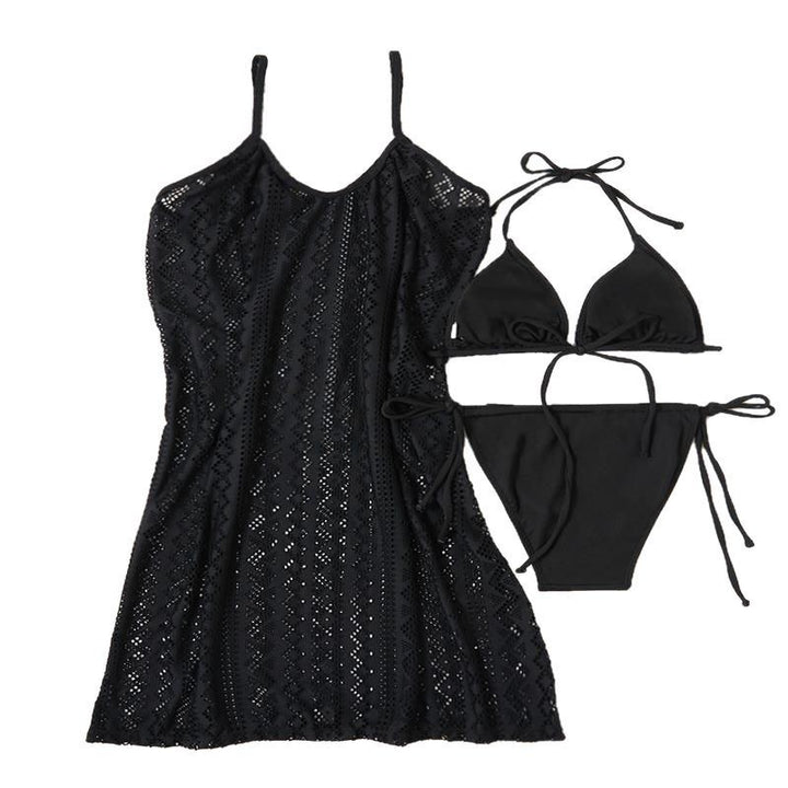 Damen Strandschcover mit eleganter Spitze und raffinierten Details Drune