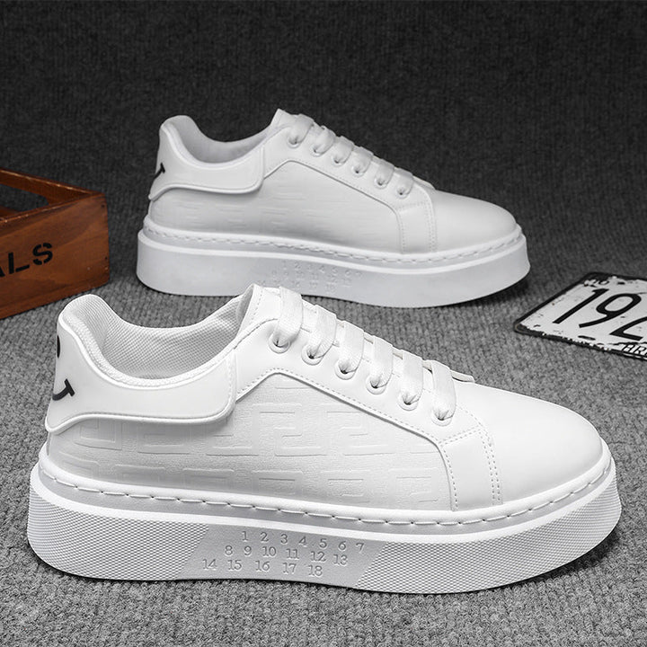 Damen Hochwertige Plateau-Sneaker mit strukturiertem Obermaterial Drune
