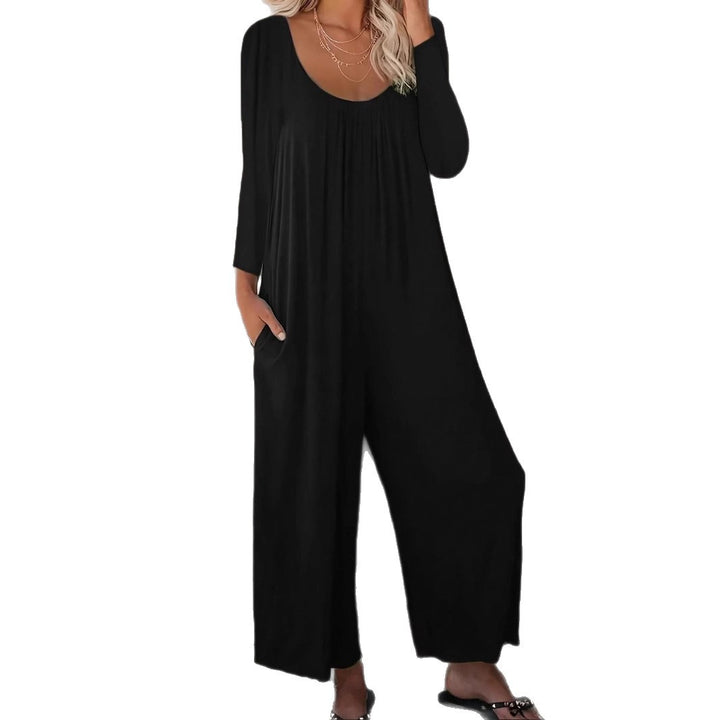 Damen Weitgeschnittenes Jumpsuit mit praktischen Taschen und modernem Schnitt Drune