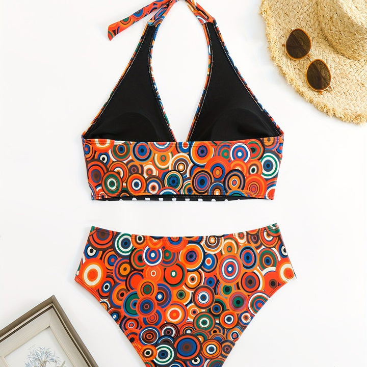 Damen Triangel-Bikini mit modischem Punkten-Design Drune