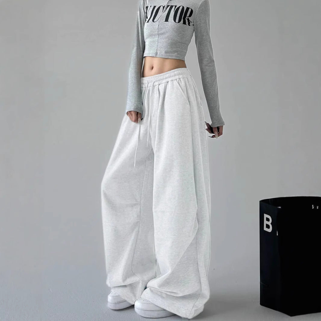 Damen Bequeme und lässige weite Jogginghose Drune