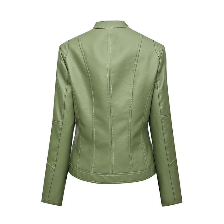 Damen Kunstlederjacke im Biker-Stil Drune